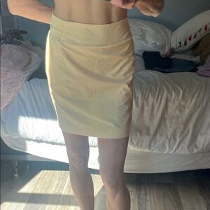 Buttercream Yellow Active Skort
